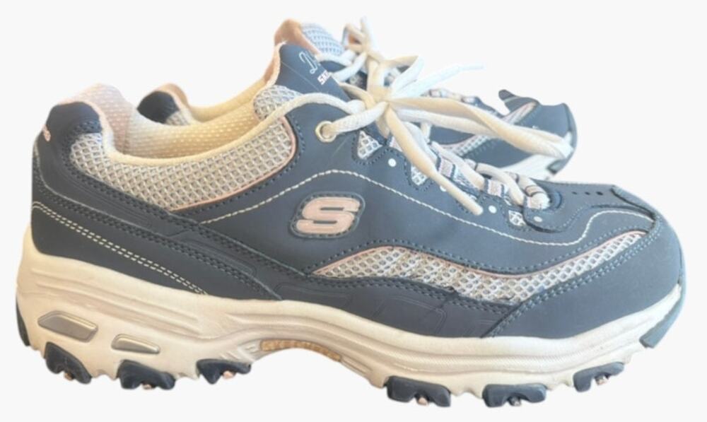 Skechers D'Lites Life Saver Sneakers Trainers Women 9 EW Extra Wide Comfy Nurse